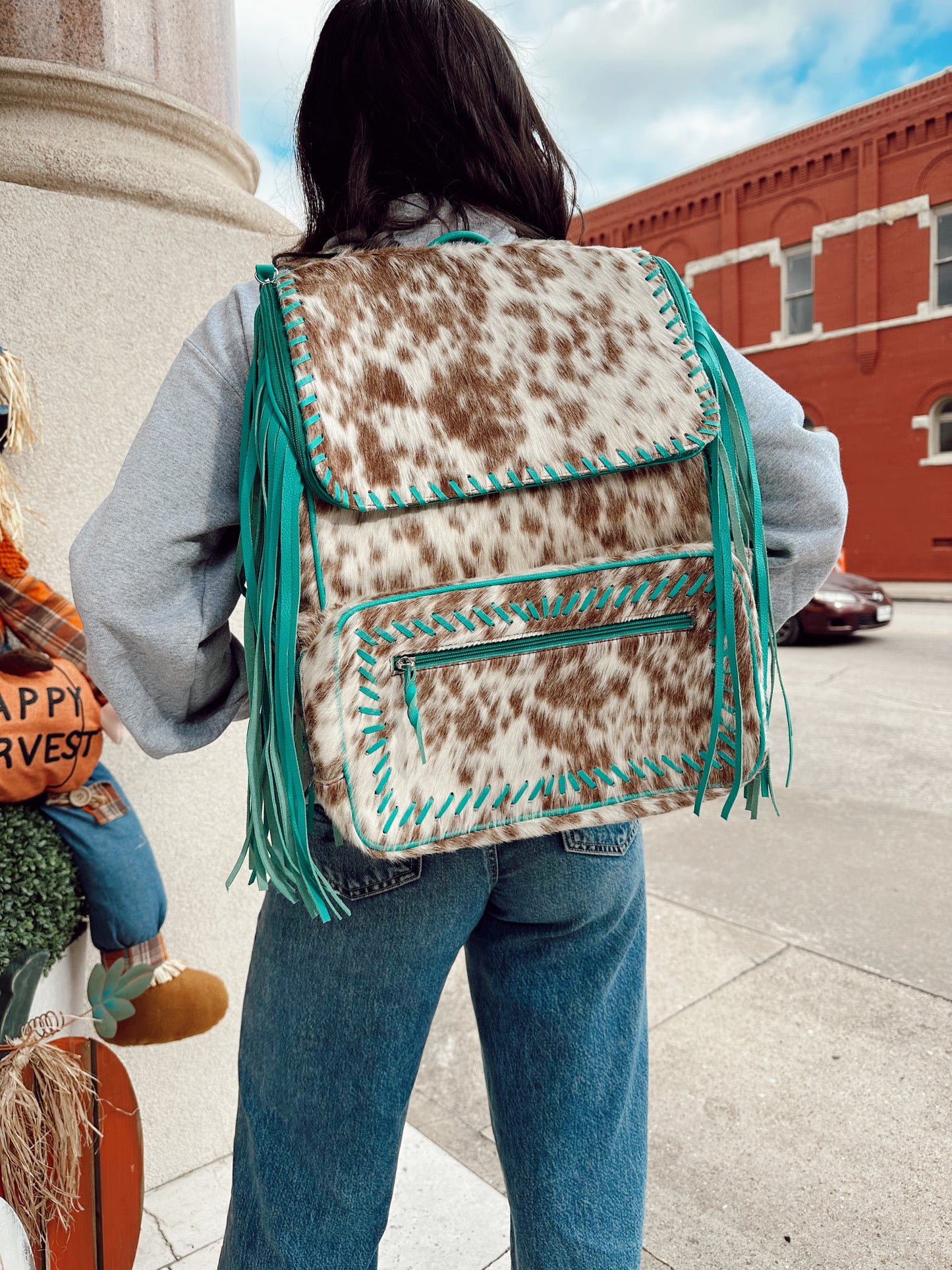 Genuine Cowhide Backpack Small (Pre-Order)