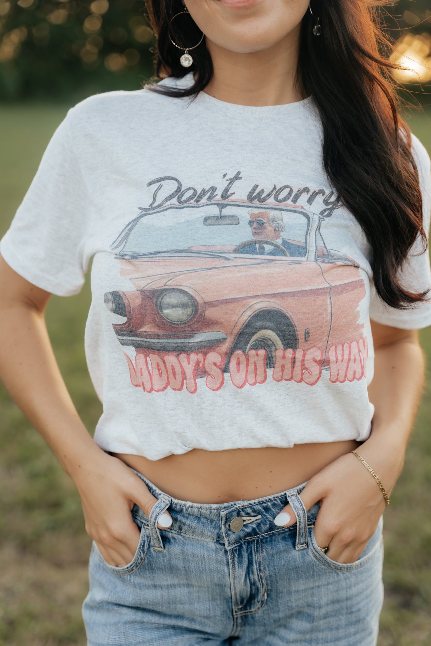 Daddy Is On His Way Tee