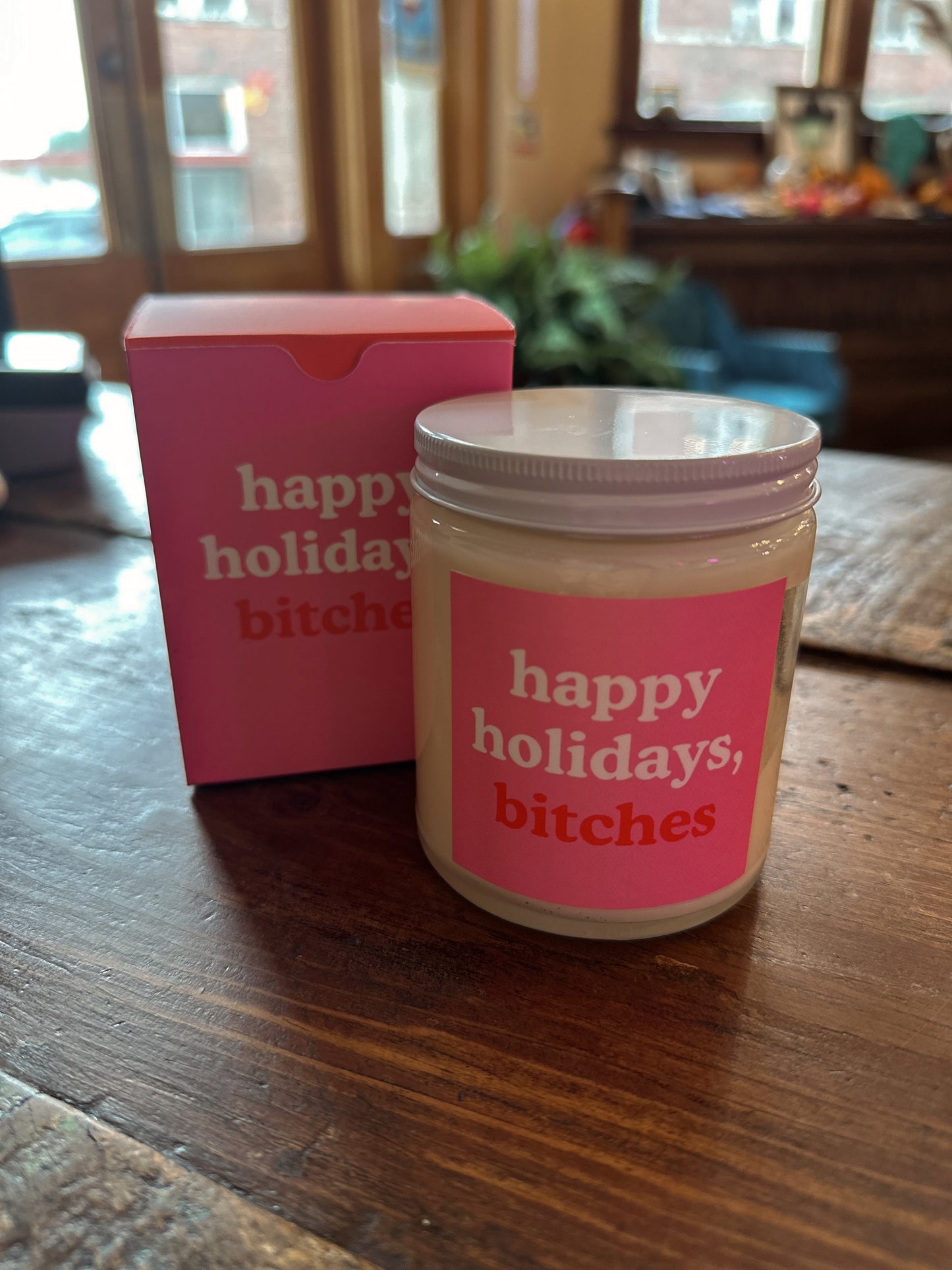 Happy Holidays, Bitches Candle