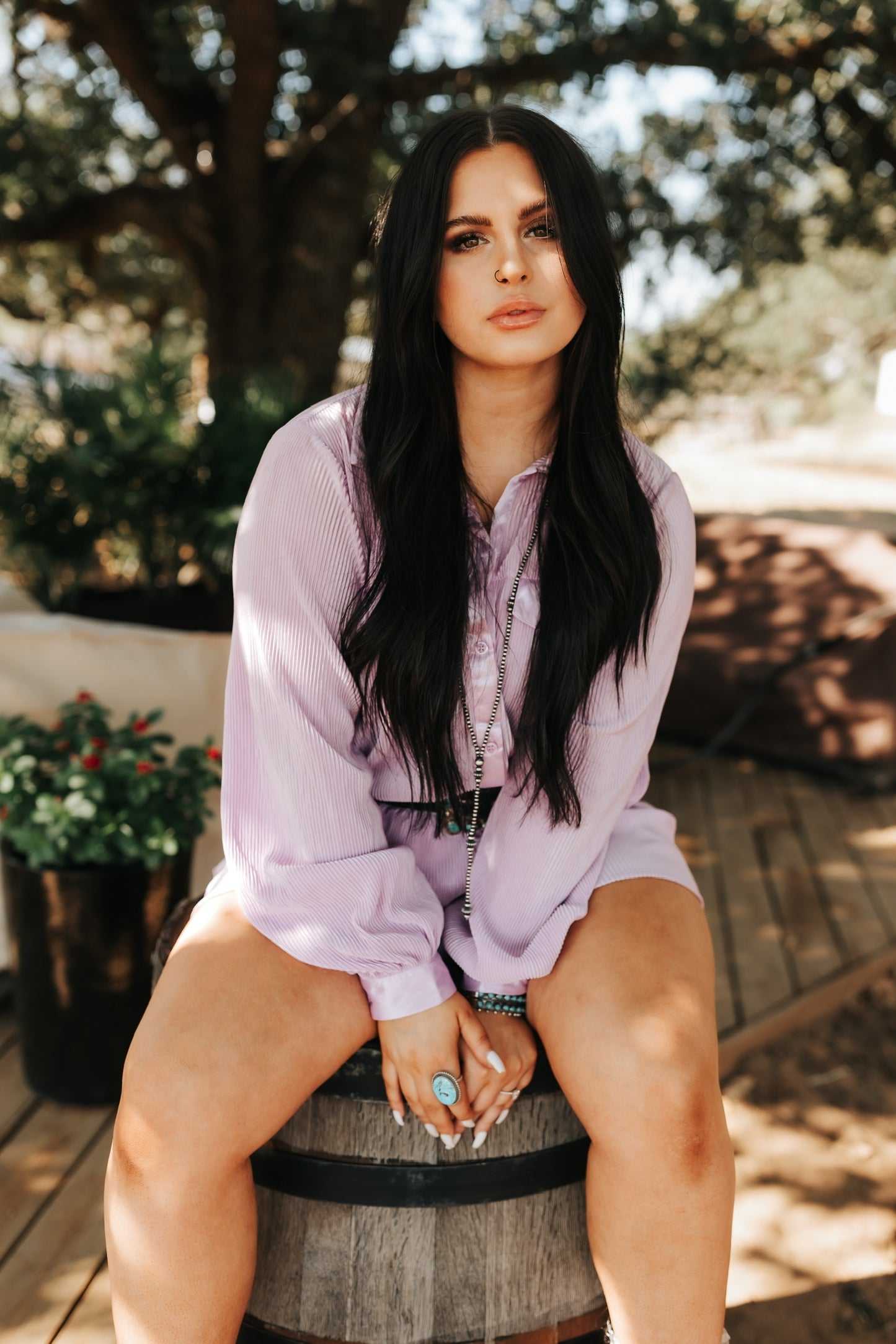 Silky Ribbed Romper