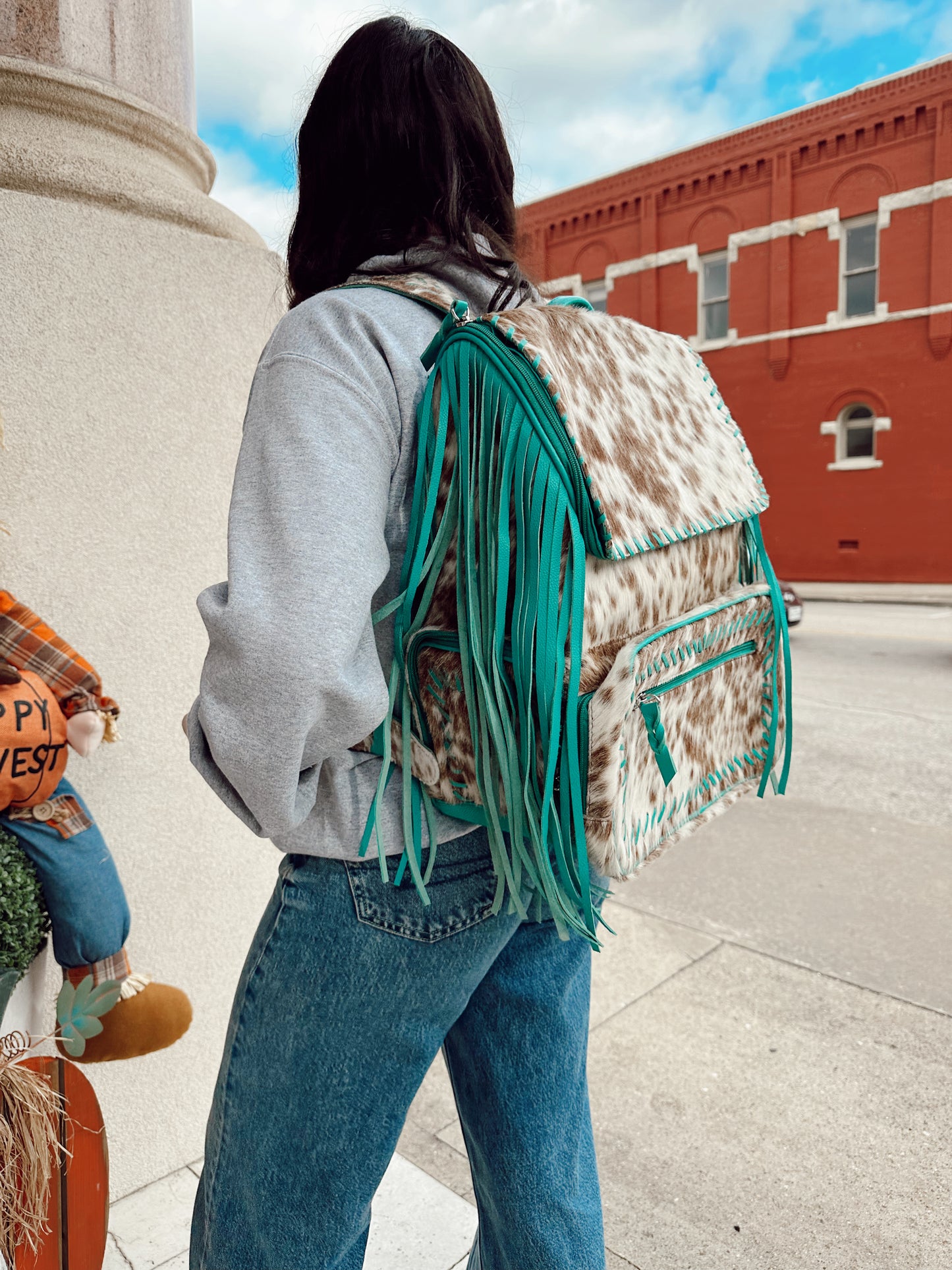 Genuine Cowhide Backpack Small (Pre-Order)