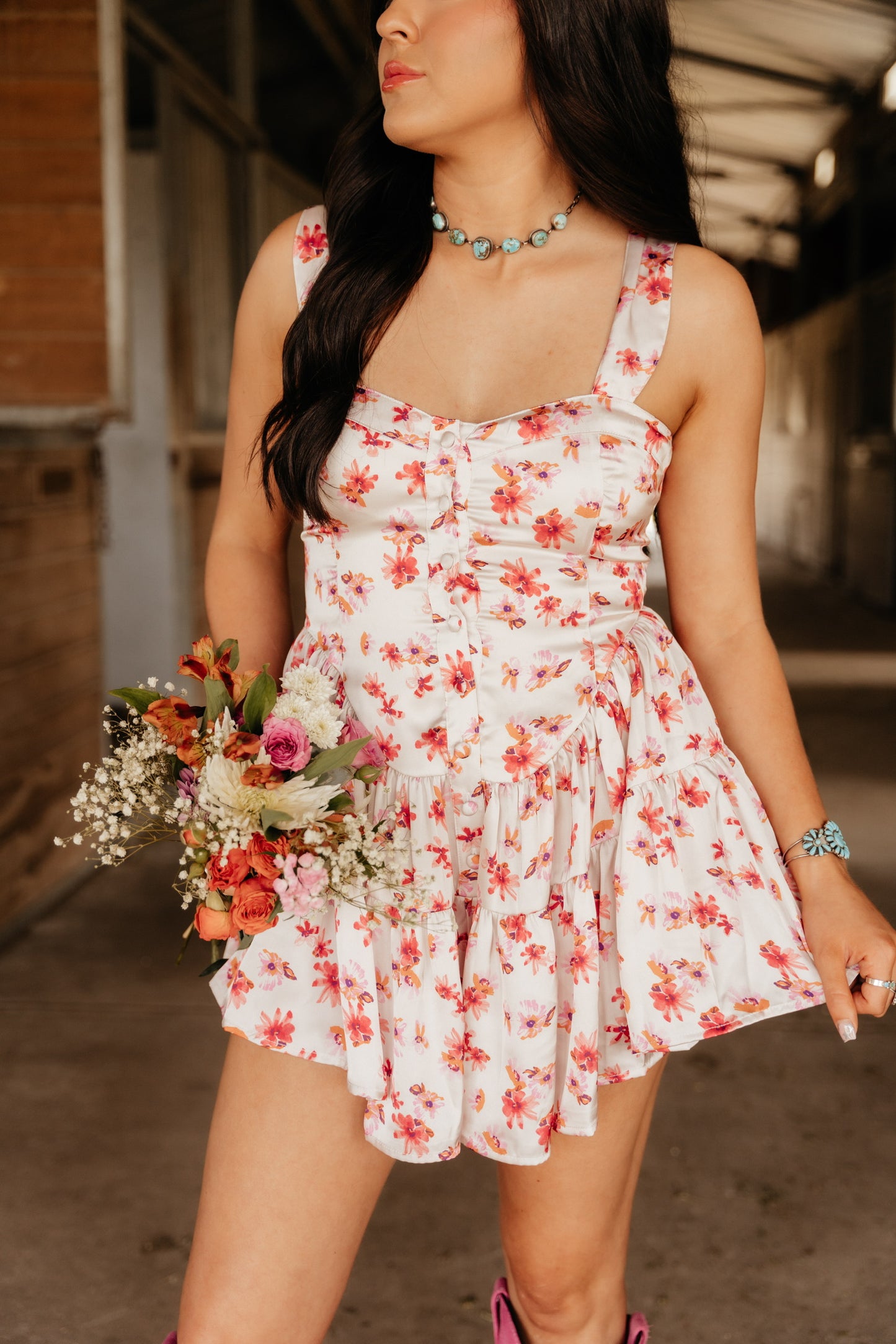 Daisy Sweetheart Romper