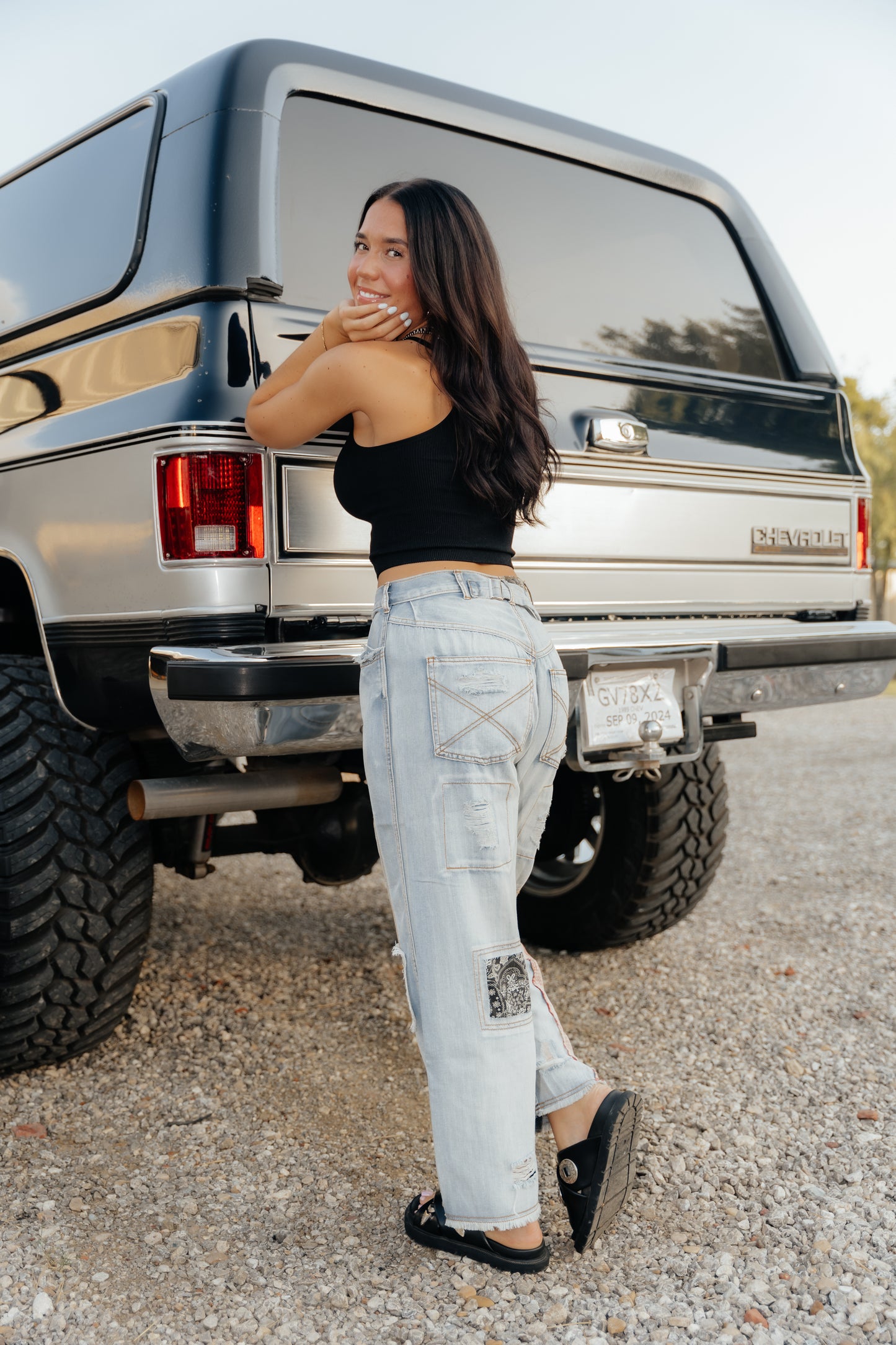 Patch Work Pants