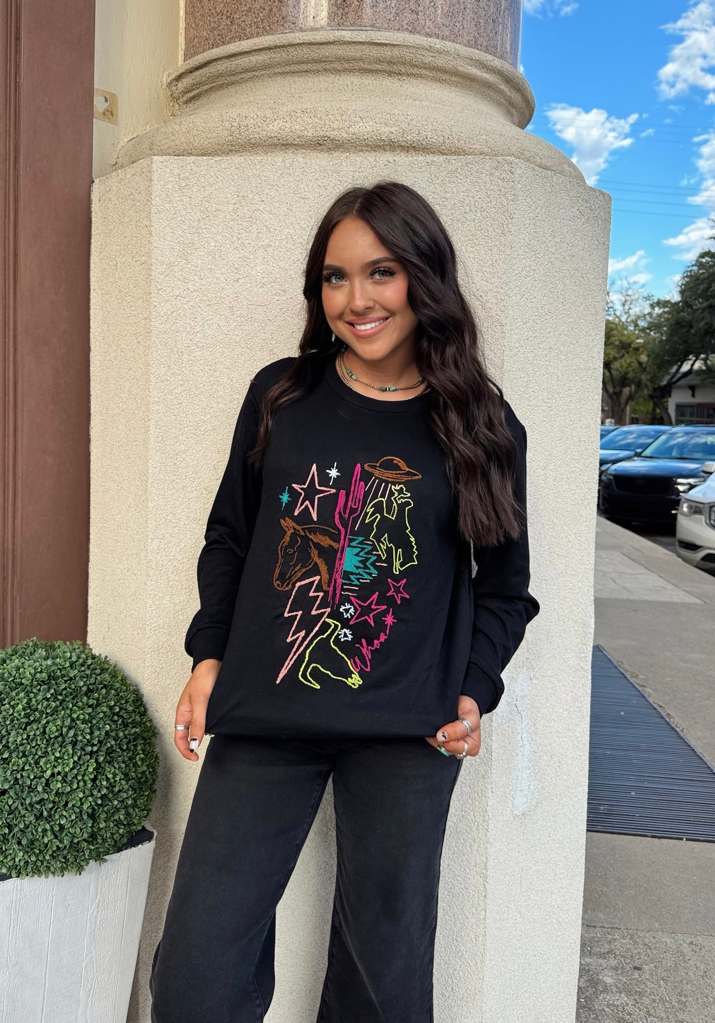 Neon Moon Crewneck