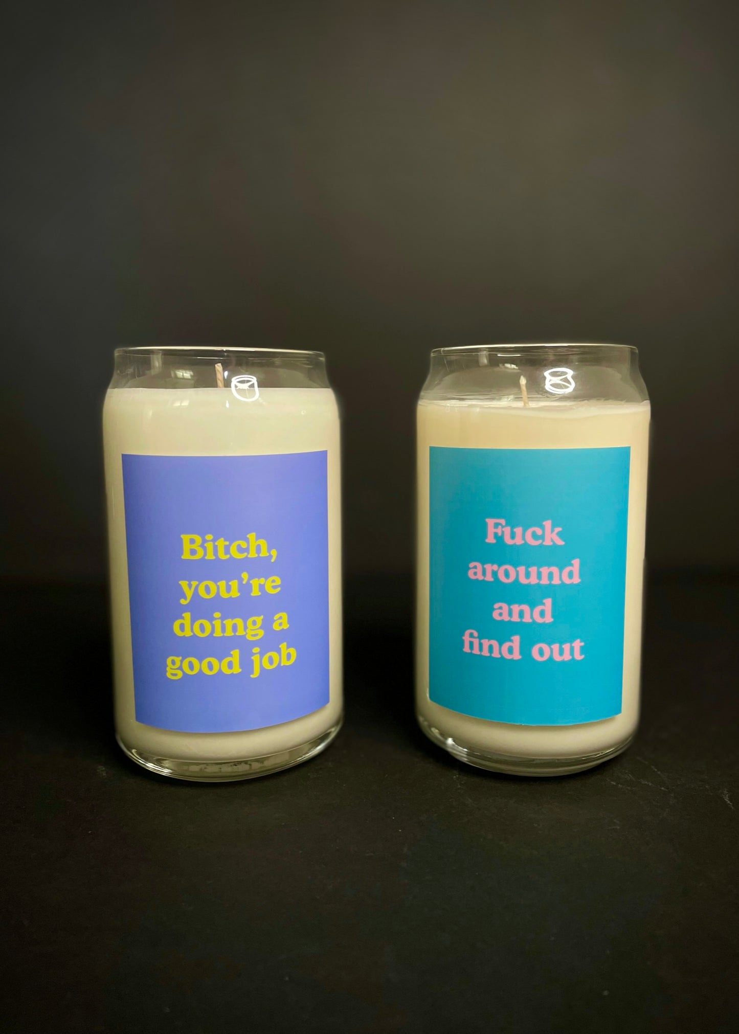 Beer Glass Candle
