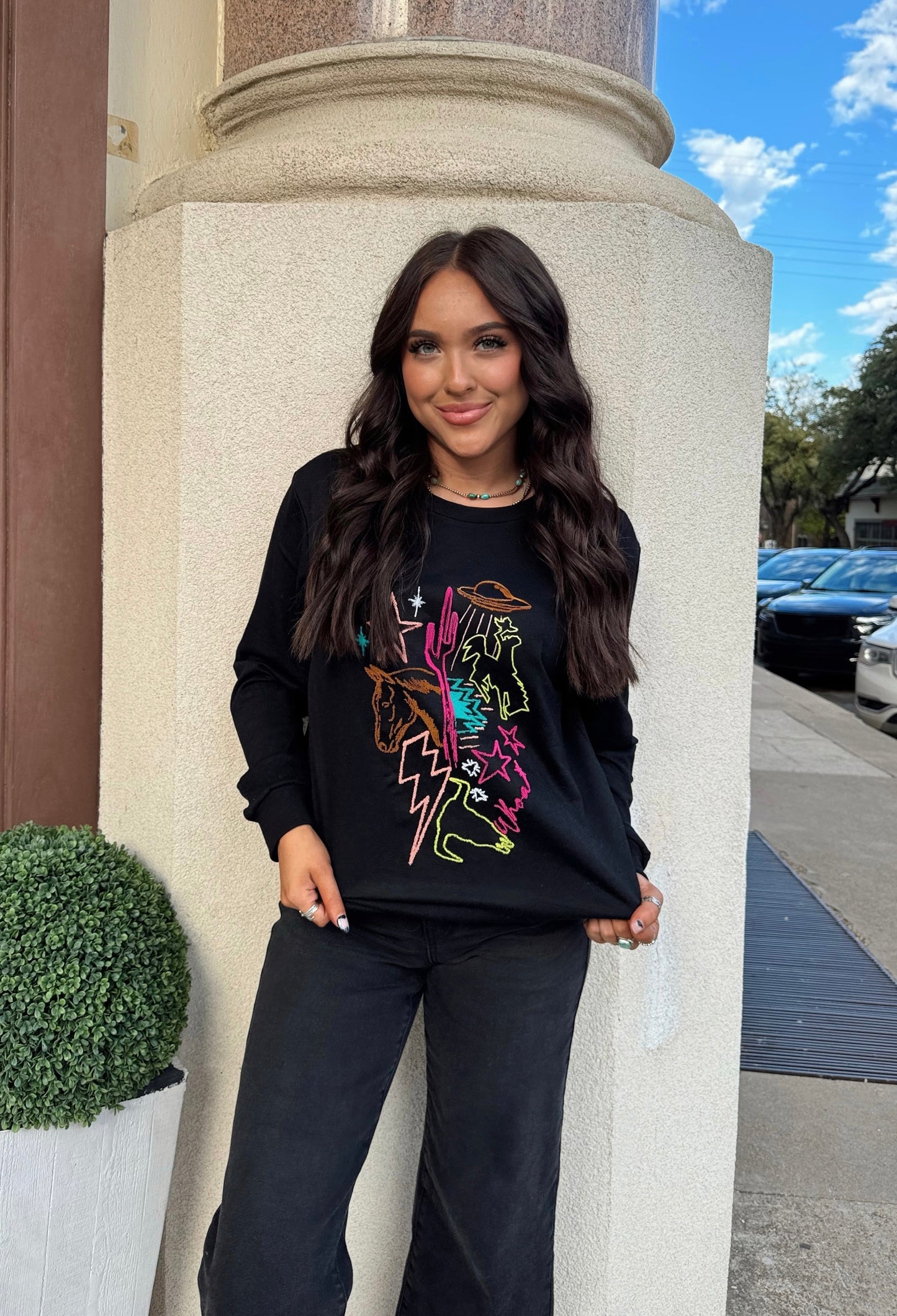 Neon Moon Crewneck