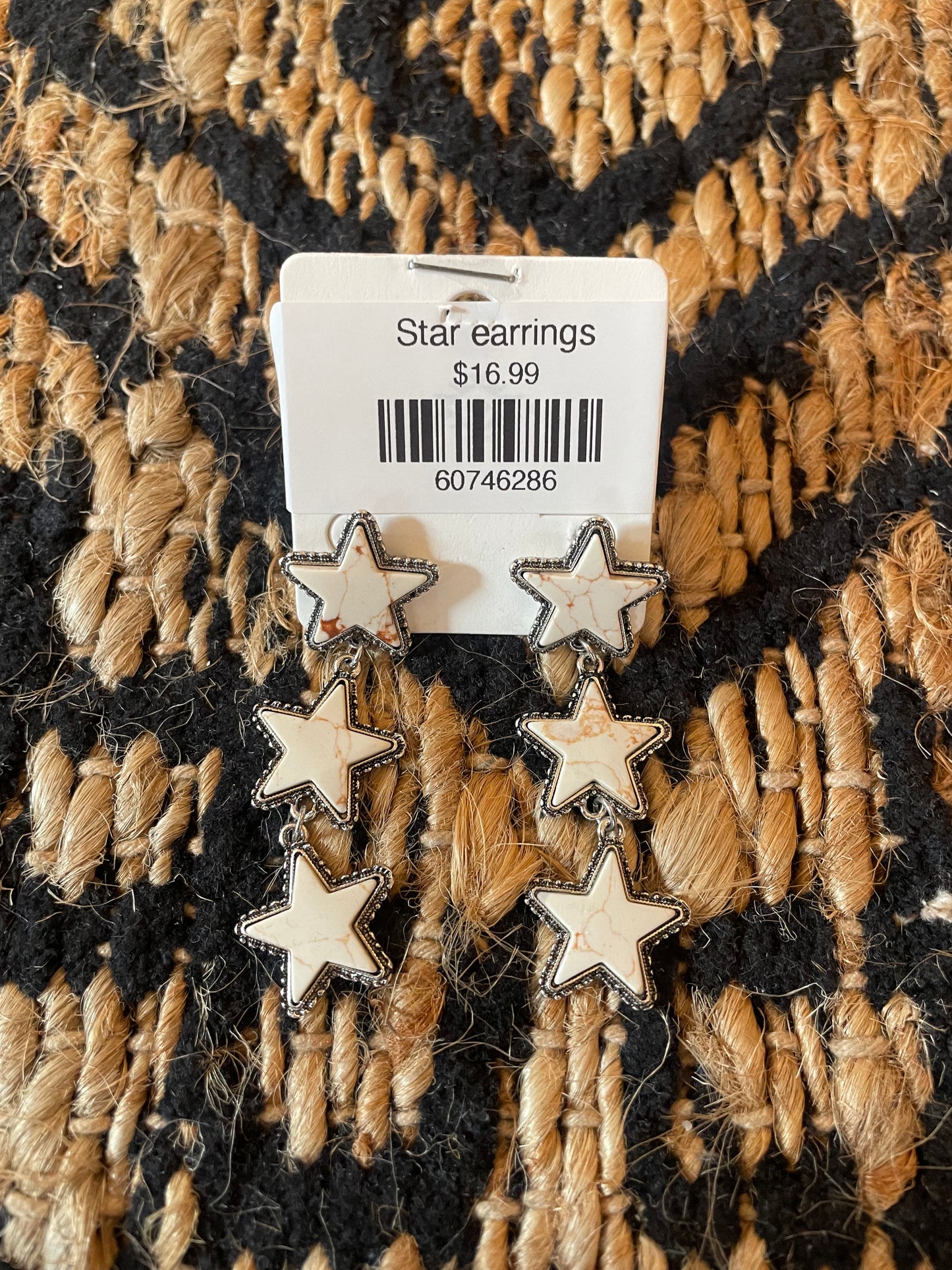 Star earrings