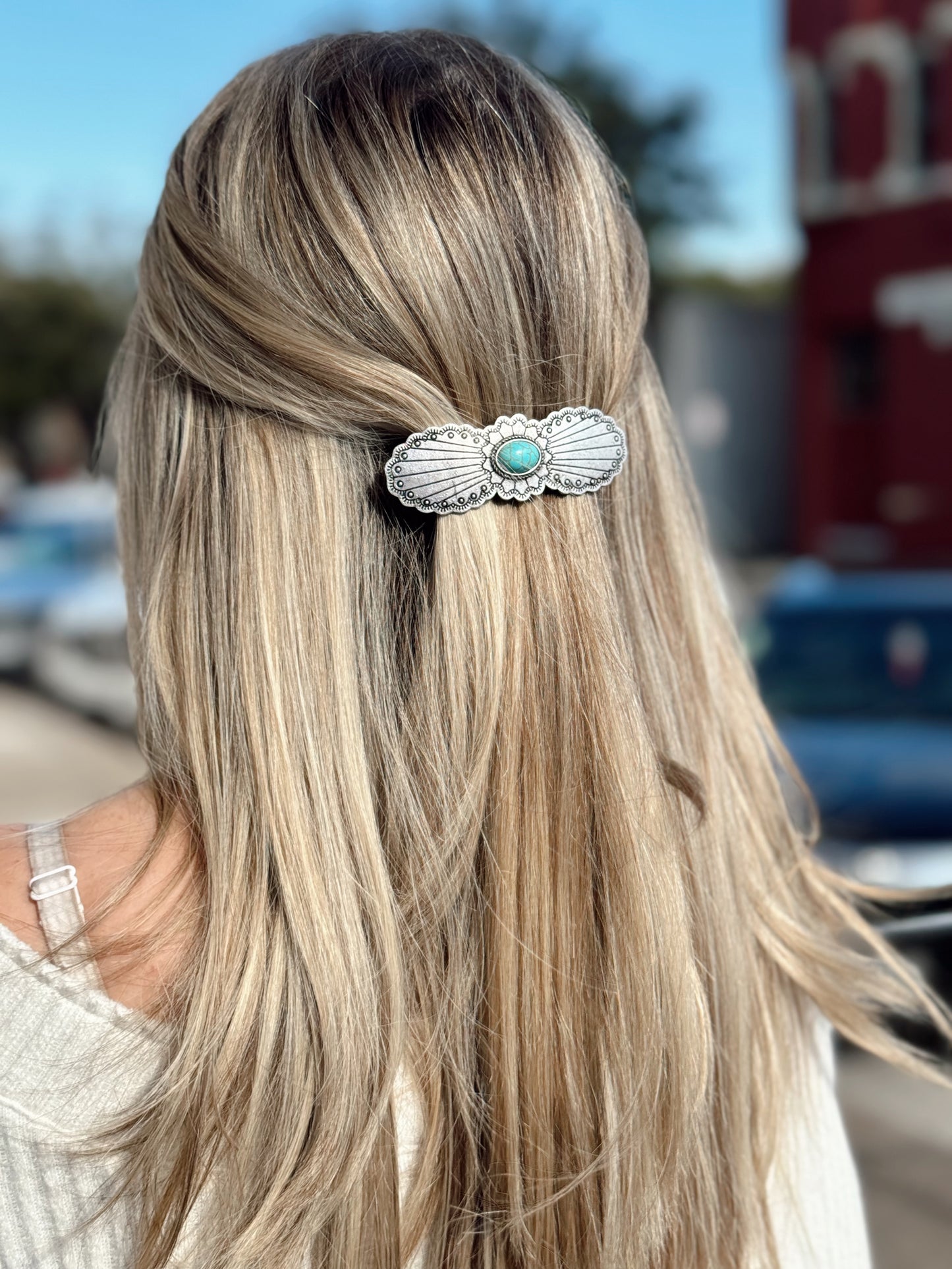 Turquoise Hair Clip