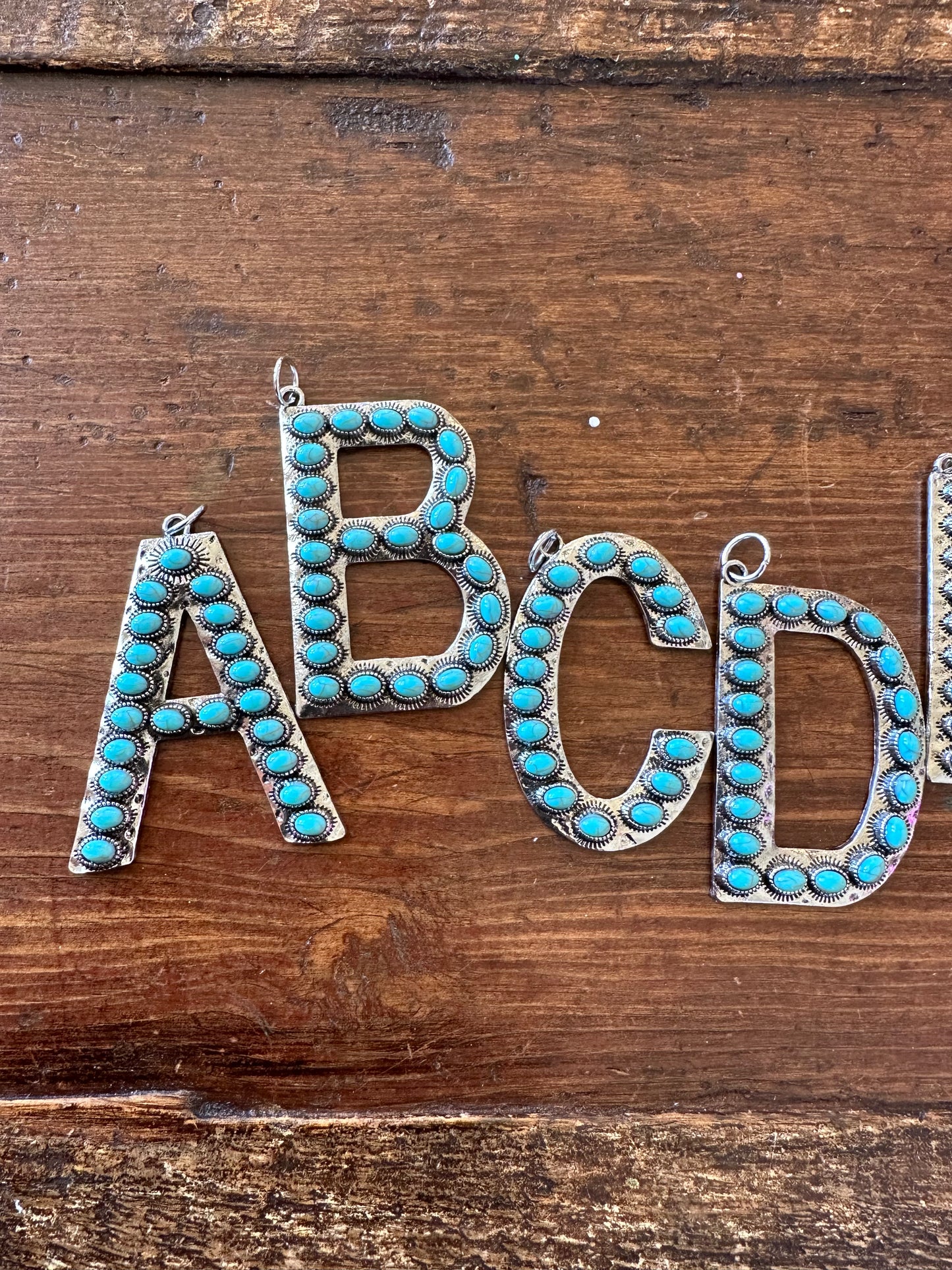 Turquoise Letters