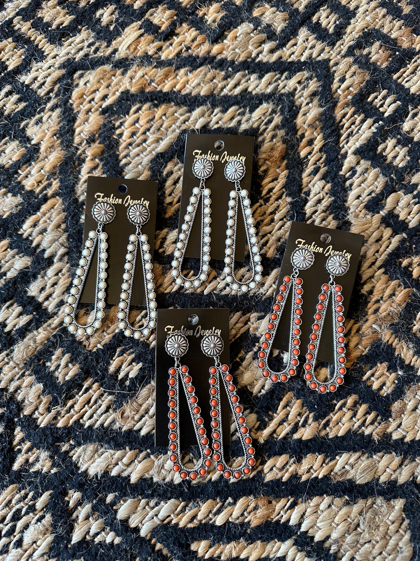 Concho Turquoise Drop Earring