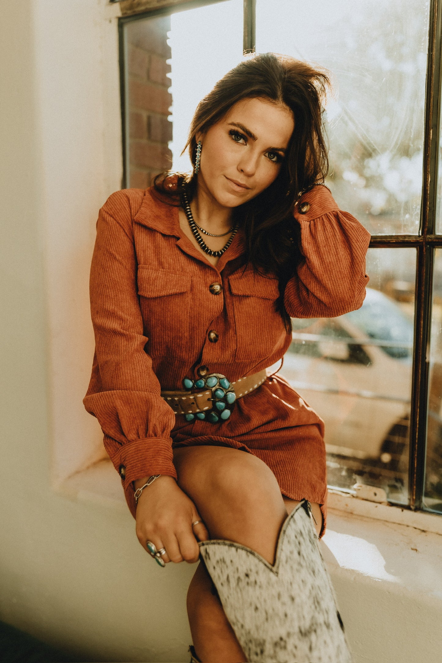 Rust Lily Dress