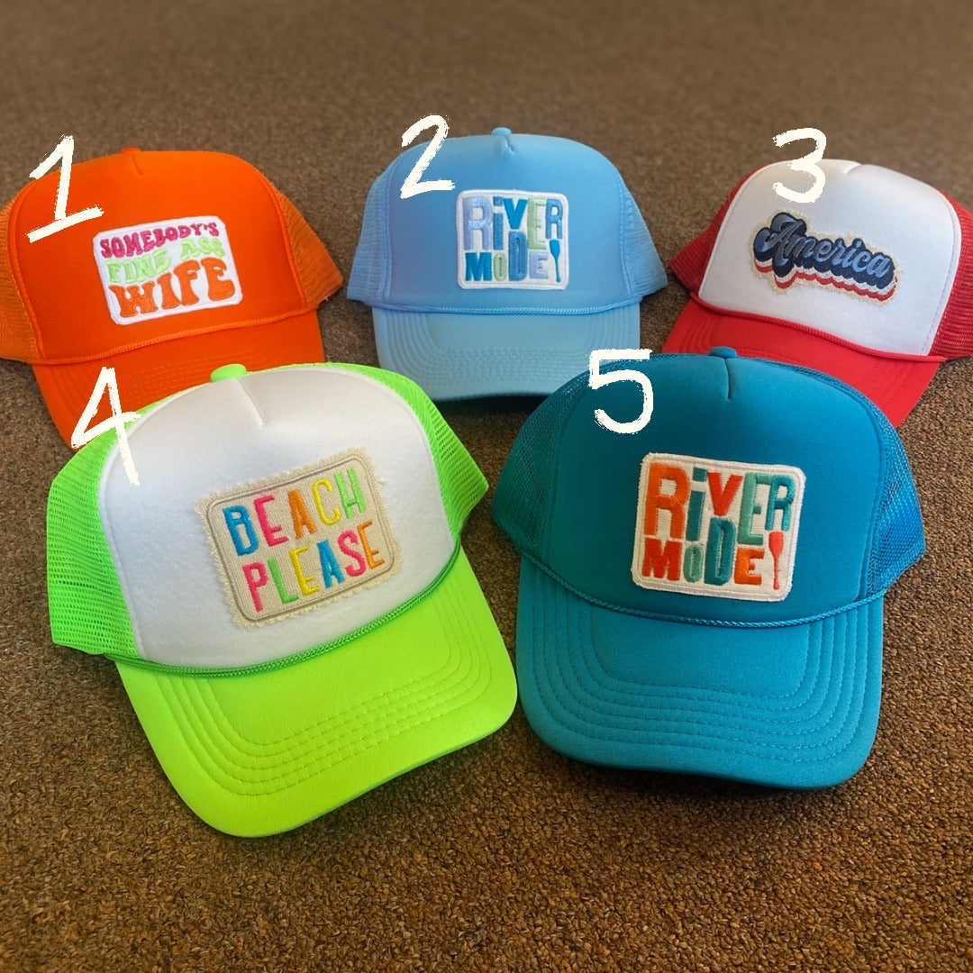 Neon truckers