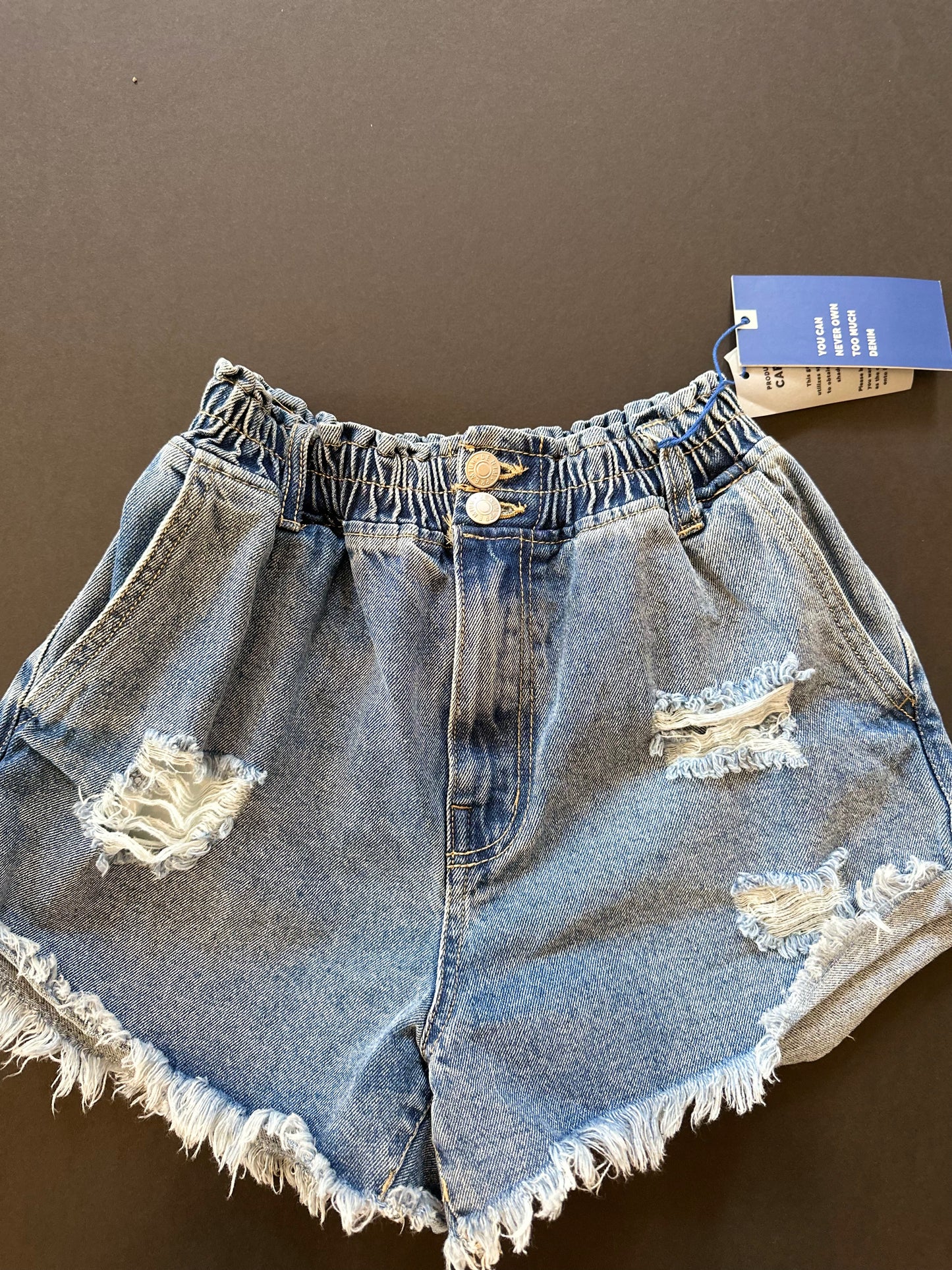 Distressed Cut Off Shorts