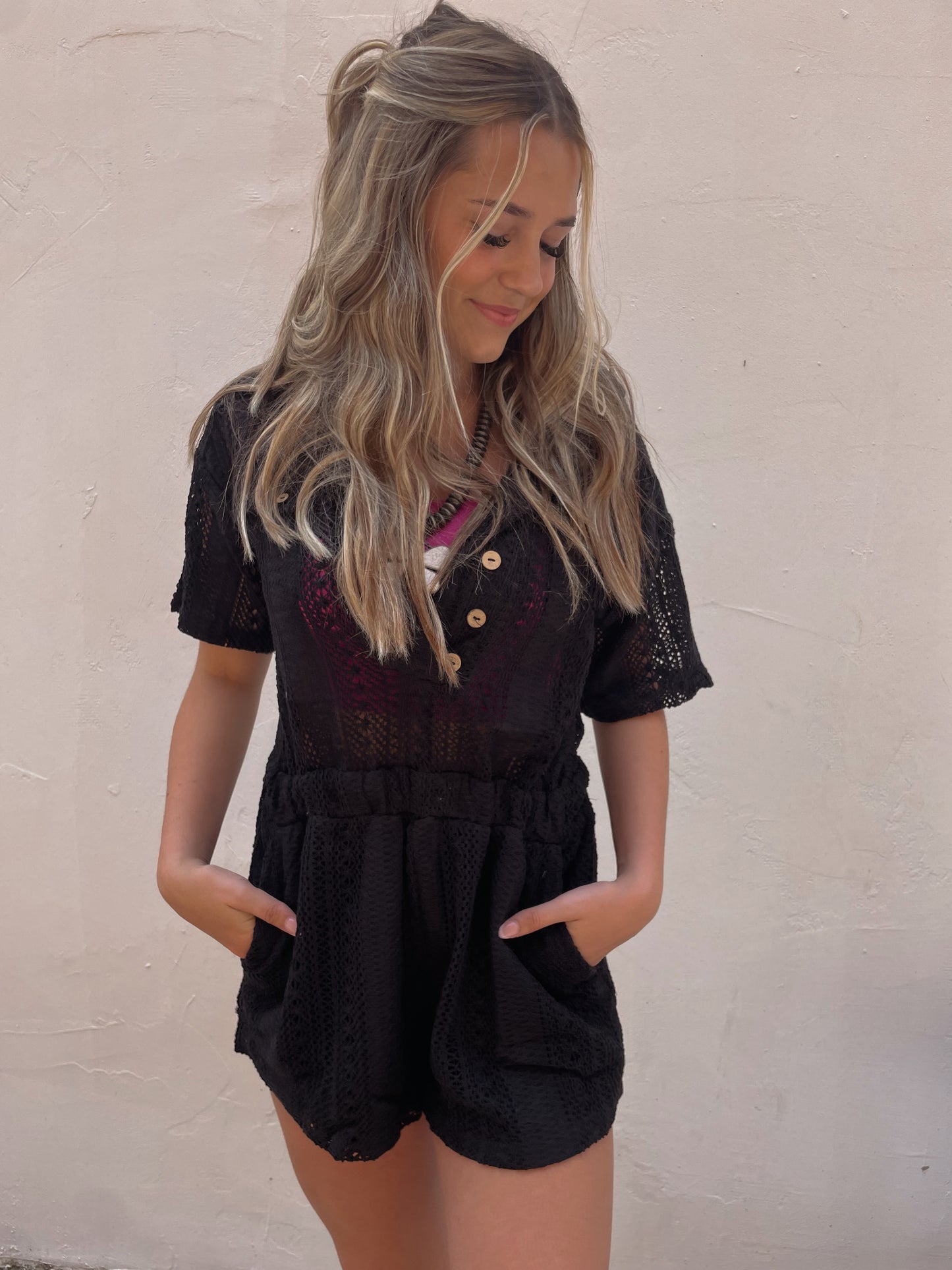 Beach'n Black Romper