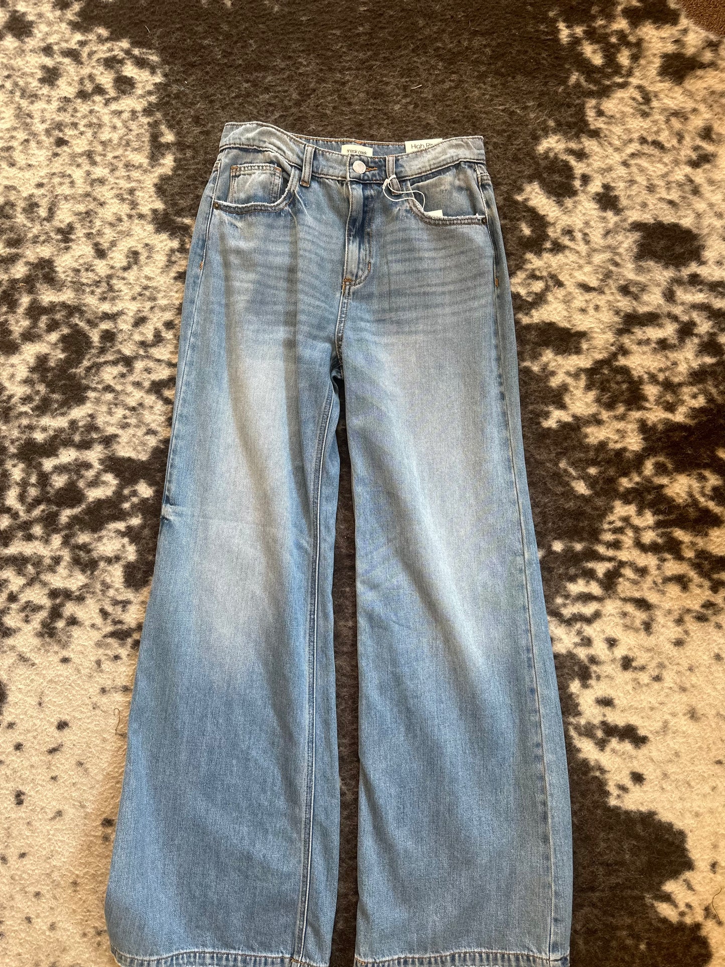 Sneak Peak High Rise Flare Jeans