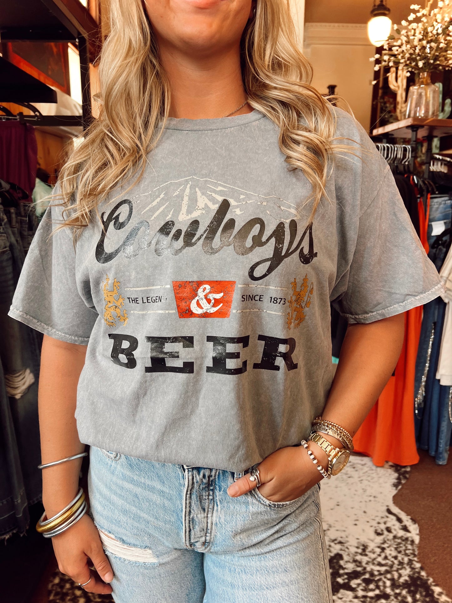 Cowboys & Beer Tee