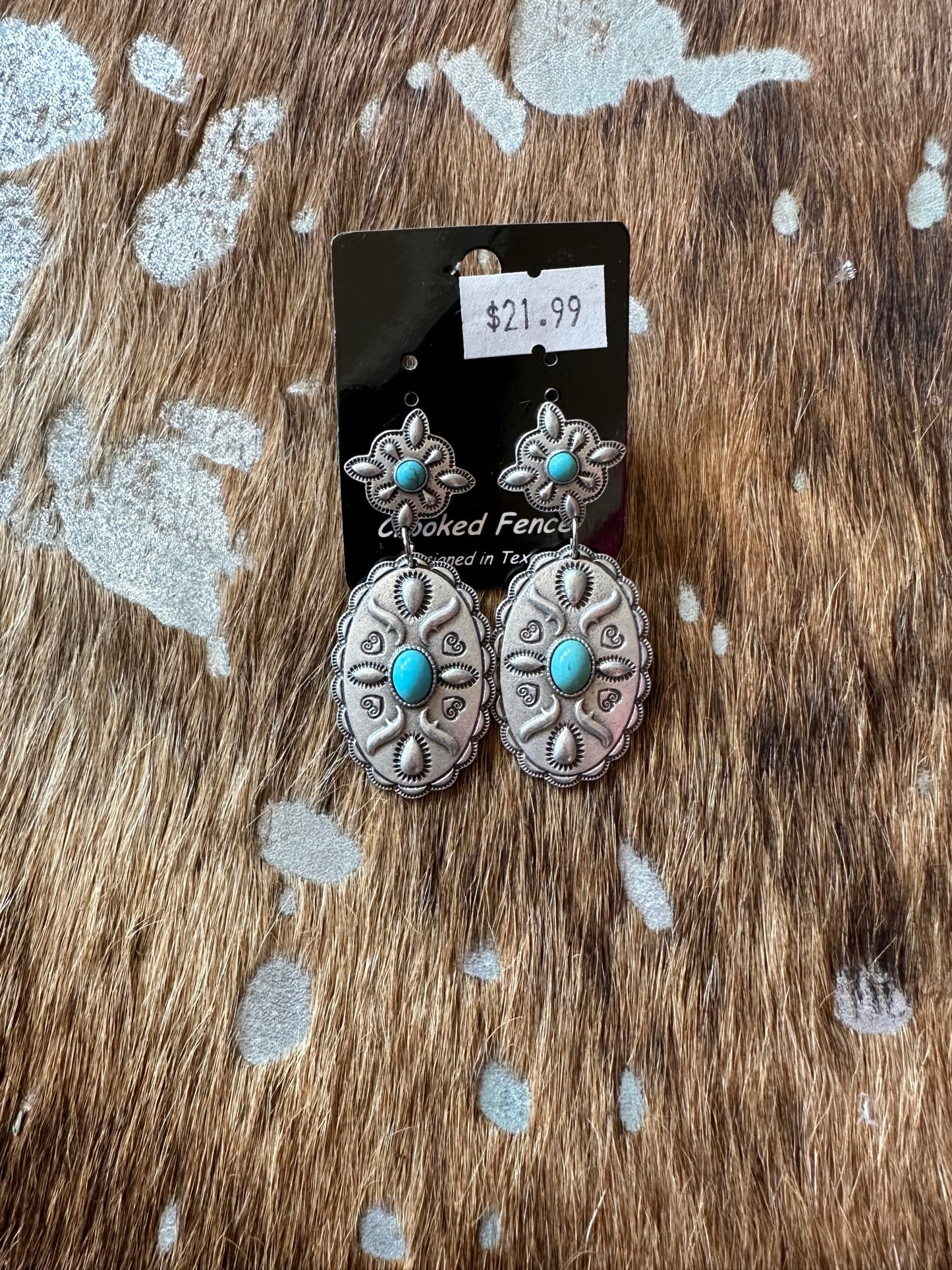 Not Your Mother’s Silver Turquoise Earrings