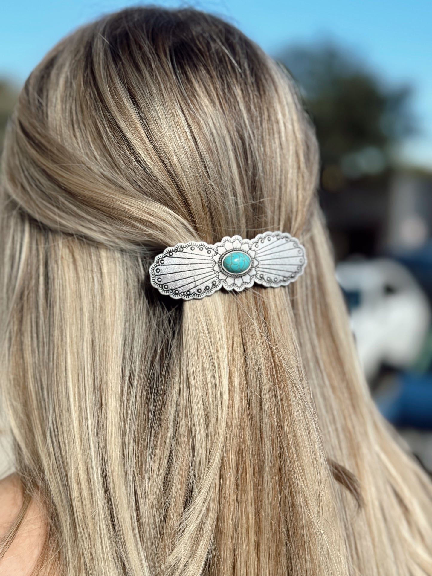 Turquoise Hair Clip