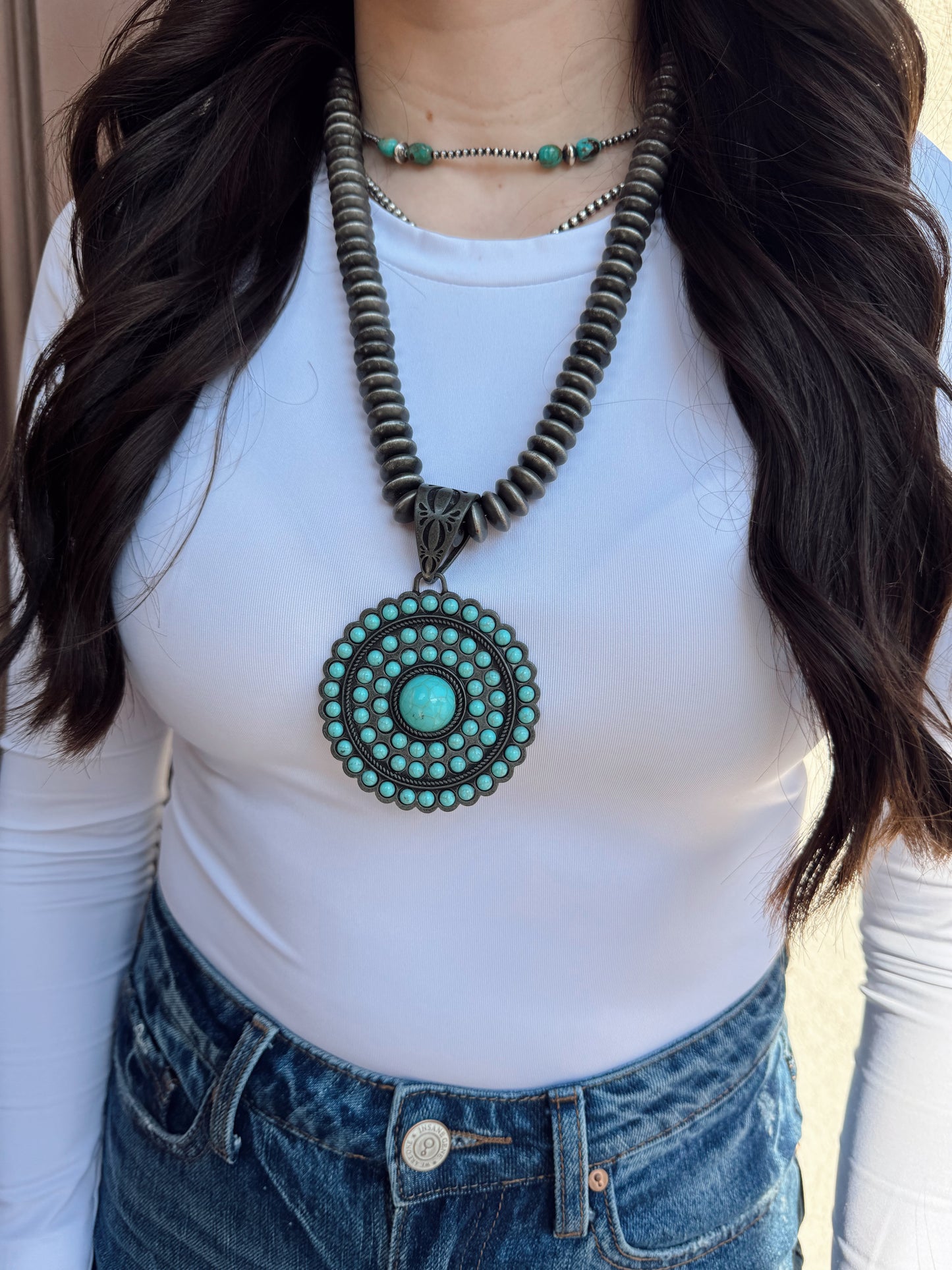 Navajo Cluster Necklace